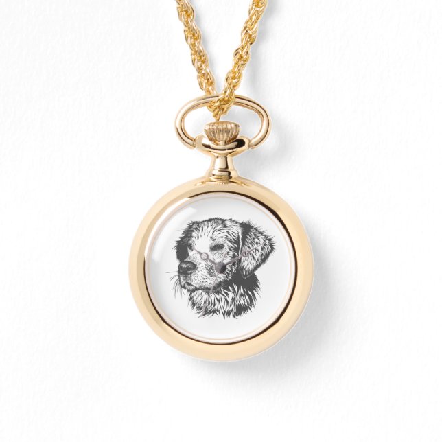 Reloj De Pulsera Crea tu propio perro de compañía personalizado (Anverso)