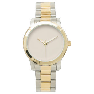 Reloj De Pulsera Crea tu propio Personalizado Almond Beige