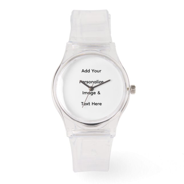 Reloj De Pulsera crea tu propio texto personalizado (Anverso)