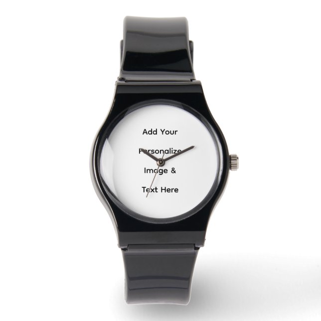 Reloj De Pulsera crea tu propio texto personalizado (Anverso)
