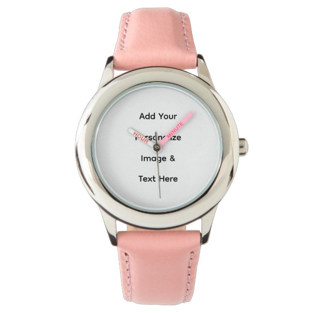 Reloj De Pulsera crea tu propio texto personalizado (Anverso)