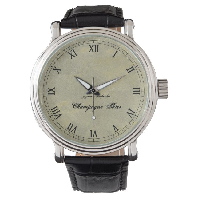 Reloj De Pulsera Crea tus propios cielos de champán (Anverso)