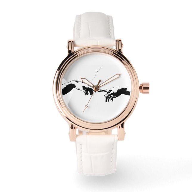 Reloj De Pulsera Creación de Adán (Anverso)