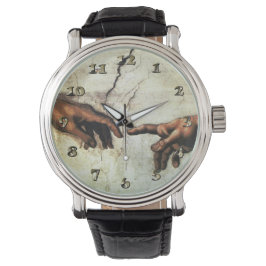 Reloj De Pulsera Creación de Adán - Manos Michelangelo 1475 - 1564