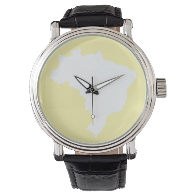 Reloj De Pulsera Cream Festive Brazil (Anverso)