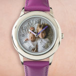 Reloj De Pulsera Crear su propia foto Personalizado<br><div class="desc">Decorativo elegante diseño de reloj minimalista moderno personalizable con tu foto, imagen o logotipo personalizado. Añade tu foto, diseño o arte favorito para crear algo realmente único. Para editar esta plantilla de diseño, haga clic en el botón 'Cambiar' y cargue su propia imagen como se muestra arriba. ¡Trate o haga...</div>