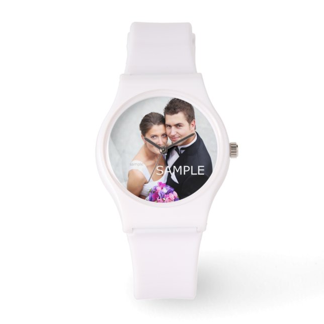 Reloj De Pulsera Crear su propia imagen de casamiento personalizada (Anverso)