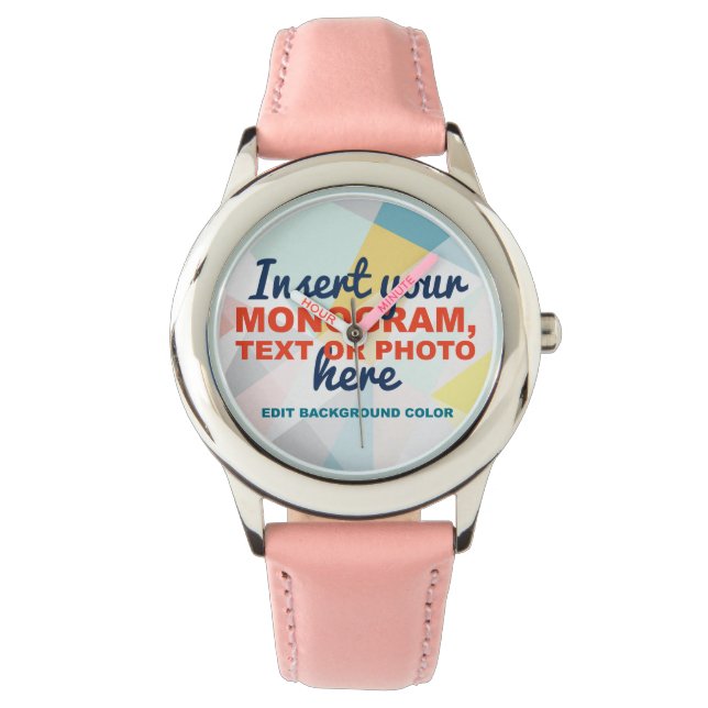 Reloj De Pulsera Crear su propio Personalizado (Anverso)