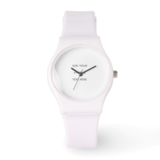 Reloj De Pulsera Create Your Own white  Save The Date