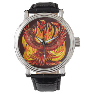 Reloj De Pulsera Creatura mitológica inmortal de Phoenix