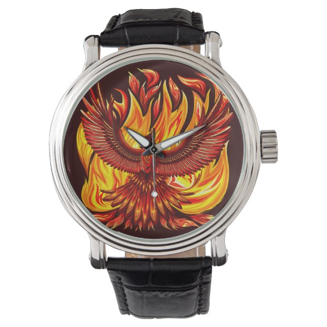 Reloj De Pulsera Creatura mitológica inmortal de Phoenix (Anverso)