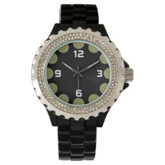 Reloj De Pulsera Creciente color - Caqui en negro
