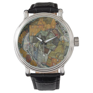 Reloj De Pulsera Creciente de Casas II, Ciudad Isla por Egon Schiel