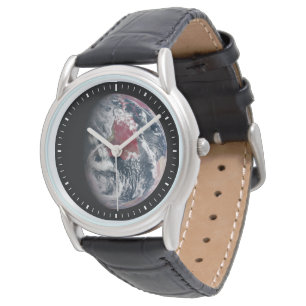 Reloj De Pulsera Crecimiento De Las Plantas En El Planeta Tierra.