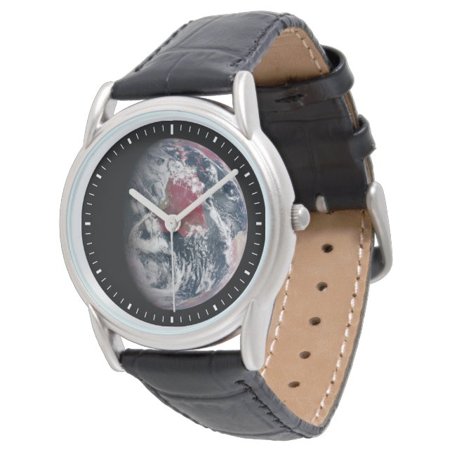 Reloj De Pulsera Crecimiento De Las Plantas En El Planeta Tierra. (Angular)
