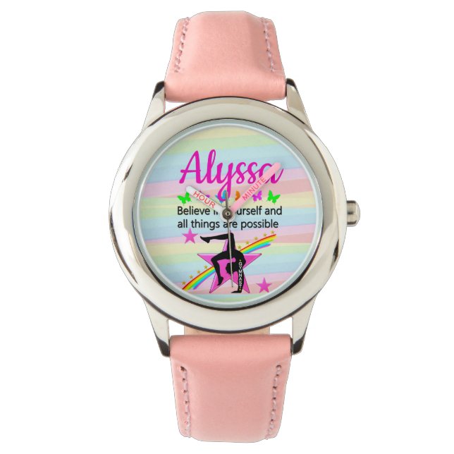 RELOJ DE PULSERA CREE EN EL DISEÑO DE GIMNASTICAS (Anverso)