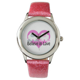 Reloj De Pulsera ¡Creed en el amor! Cute Yetis