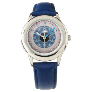 Reloj De Pulsera Creepe Blue Eyeball Halloween Fun