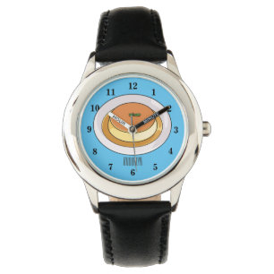Reloj De Pulsera Creme caramel personalizado ilustracion