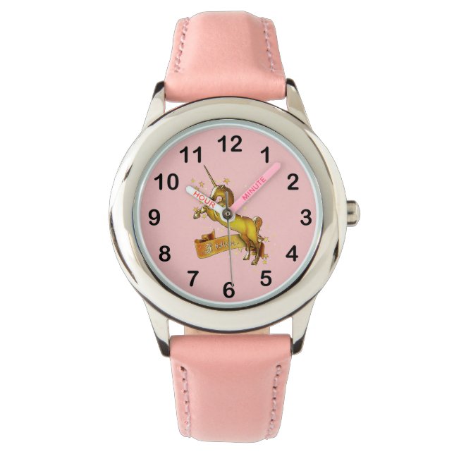 Reloj De Pulsera Creo en Unicornios (Anverso)