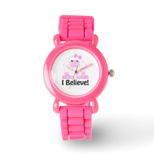 Reloj De Pulsera Creo que el Personalizado Chica Yeti