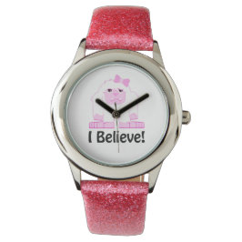 Reloj De Pulsera Creo que el Personalizado Chica Yeti