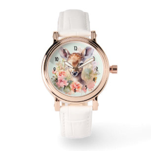 Reloj De Pulsera Cría De Cerveza Rodeada De Rosas