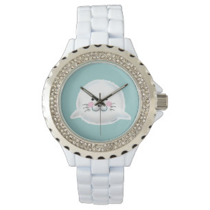 Reloj De Pulsera Cría de foca mullida linda