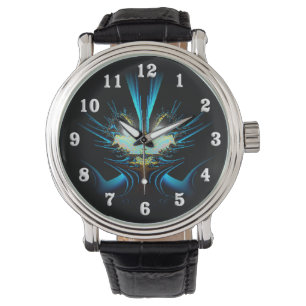 Reloj De Pulsera Criatura azul luminosa de los ojos