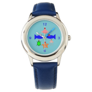 Reloj De Pulsera Criaturas marinas de los navidades
