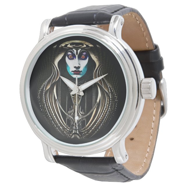 Reloj De Pulsera Crimson Eyes (Angular)