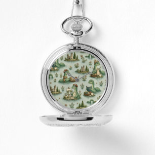 Reloj De Pulsera Criptídeos Acogedores Nessie Monstruo del Lago Nes