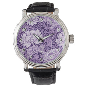 Reloj De Pulsera Crisantemo morado, William Morris