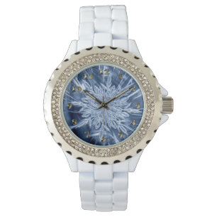 Reloj De Pulsera Cristal de hielo de copo de nieve