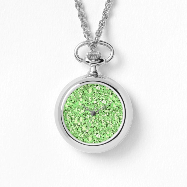 Reloj De Pulsera Cristal druso - verde peripunto (Anverso)