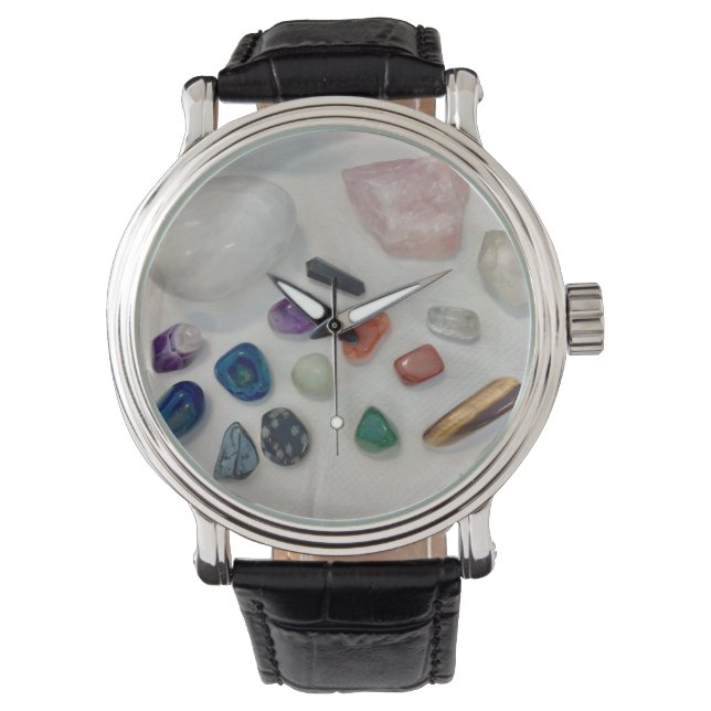 Reloj De Pulsera Cristales de curación (Anverso)