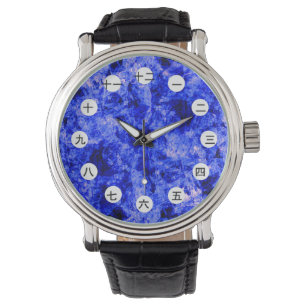 Reloj De Pulsera Cristalizado (rostro japonés) por Kenneth Yoncich