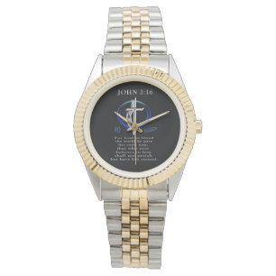 Reloj De Pulsera Cristianismo Juan 3:16 