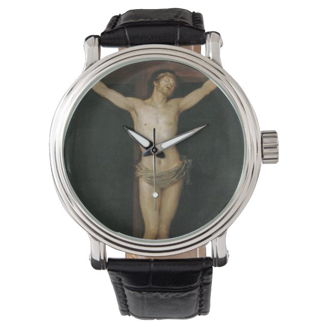 Reloj De Pulsera Cristo crucificado (Jesús en la cruz) (de Goya) (Anverso)