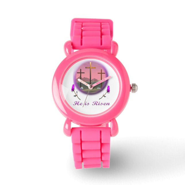 Reloj De Pulsera Cristo está en ascenso (Anverso)