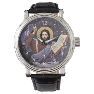 Reloj De Pulsera Cristo Todopoderoso, Viktor Vasnetsov pintando