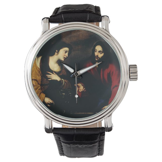 Reloj De Pulsera Cristo y la mujer de Samaria (Anverso)