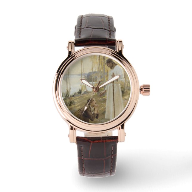 Reloj De Pulsera Cristo y María Magdalena en el campo finlandés (Anverso)