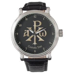 Reloj De Pulsera Cristograma Chi Rho
