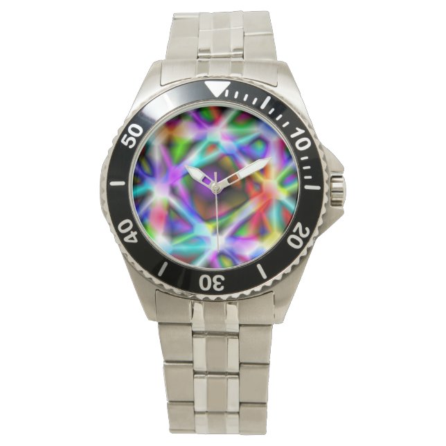 Reloj De Pulsera Cromado iridiscente 5 (Anverso)