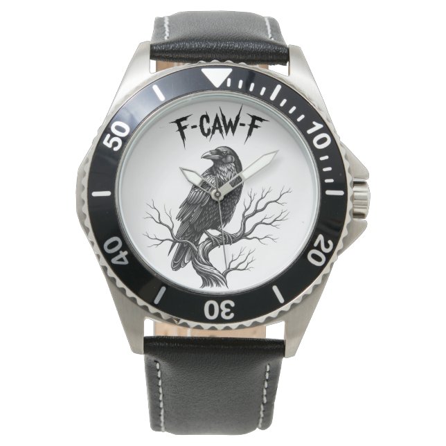 Reloj De Pulsera Crow - F-Caw-F (Anverso)