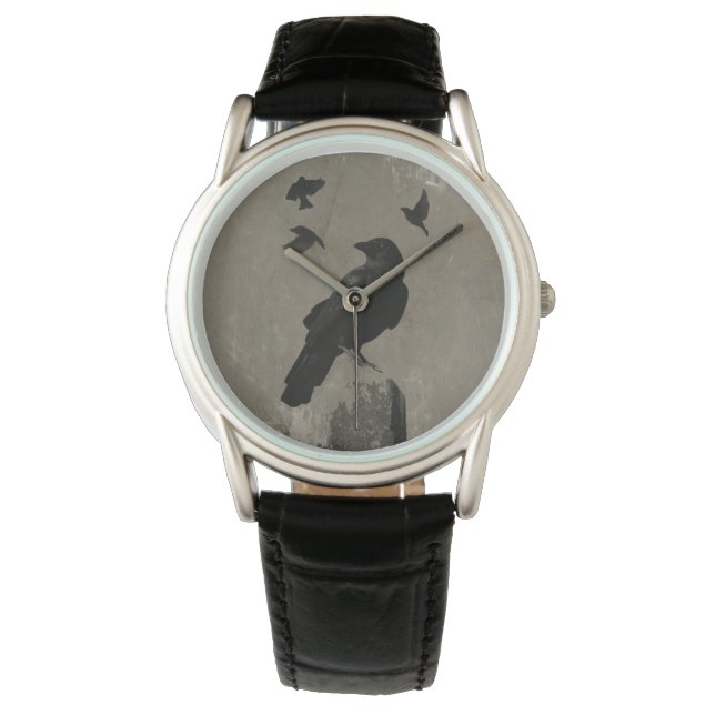 Reloj De Pulsera Crow Y Amigos (Anverso)