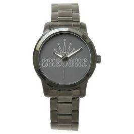 Reloj De Pulsera Crown Royal Black 101