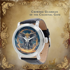 Reloj De Pulsera Crowned Guardian of the Celestial Gate the elefant