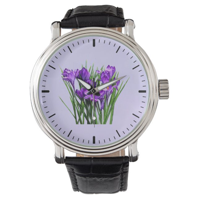 Reloj De Pulsera Cruces moradas (Anverso)